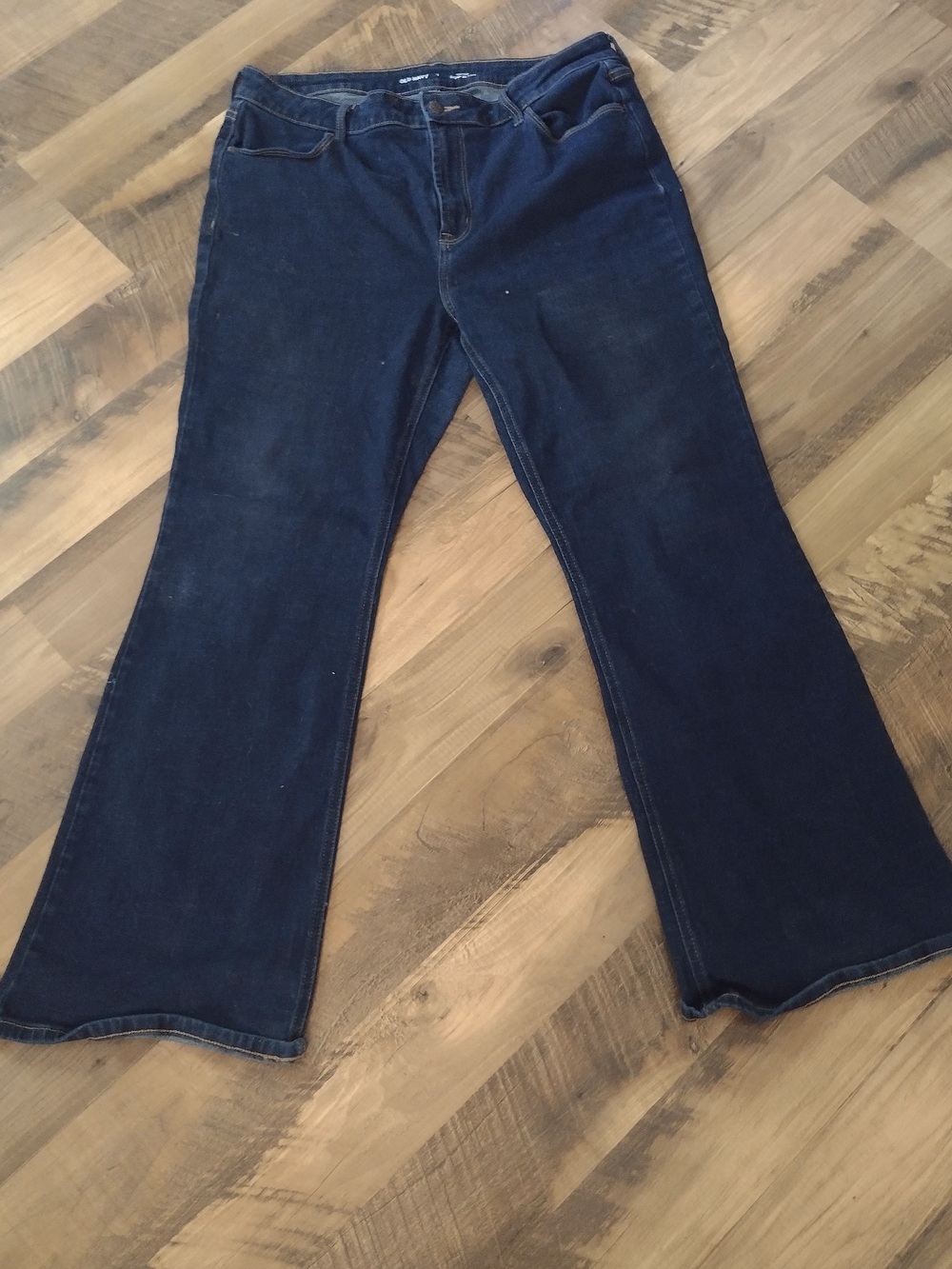 Old Navy Dark Blue Flare Jeans